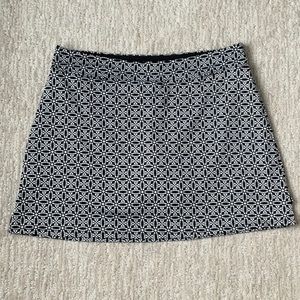 Tranquility by Colorado Clothing Black and White Skort Size L Minimalist Boho